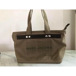 MARC JACOBS NY UNIVERSITY CANVAS TOTE BAG